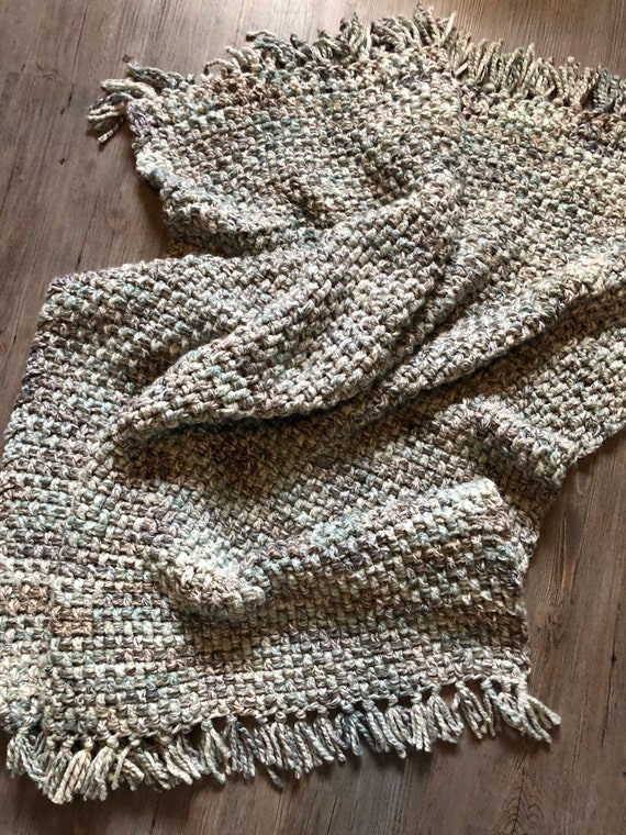Winter Woven Throw CROCHET PATTERN Etsy