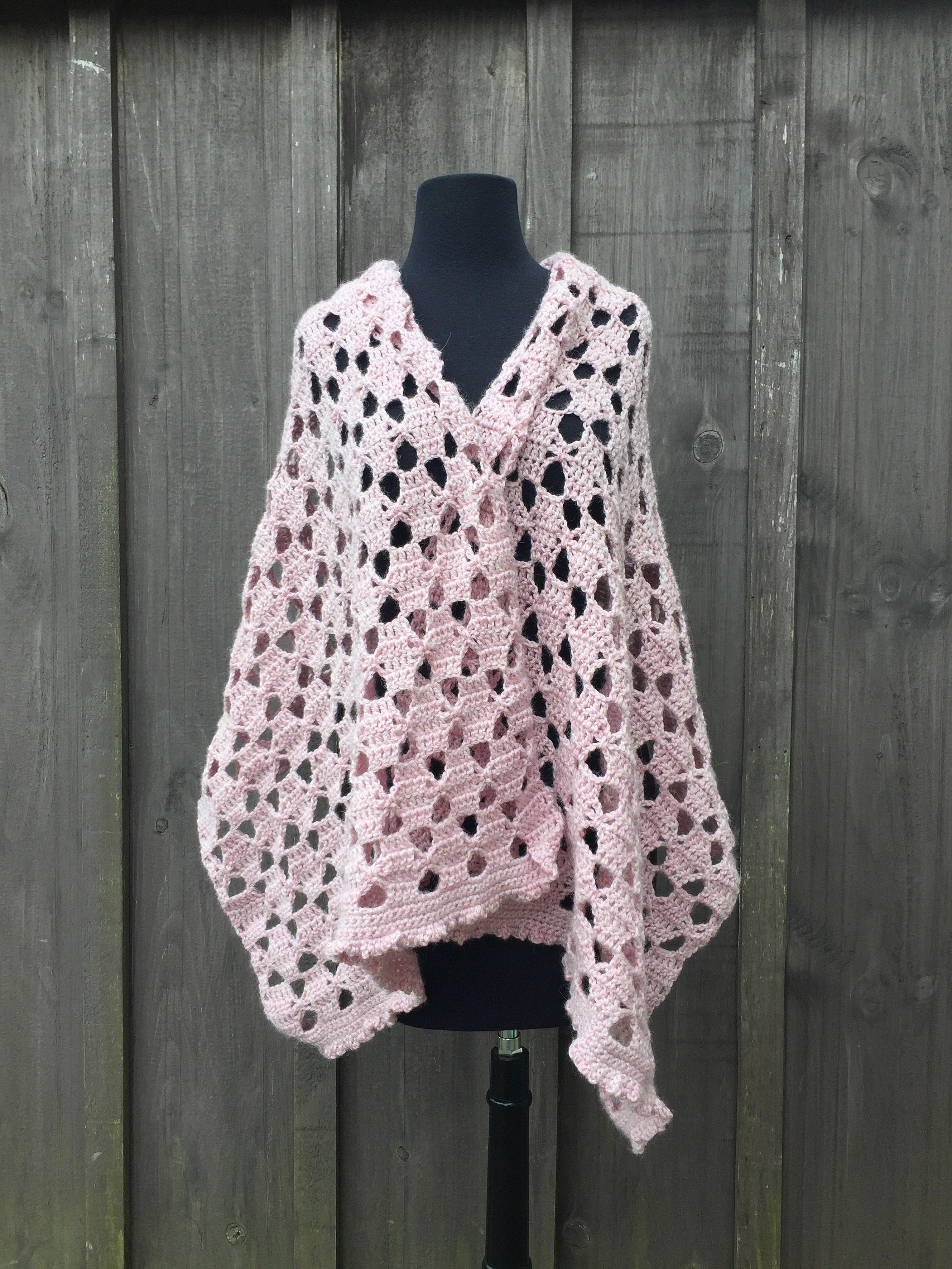 Touch of Blush Shawl