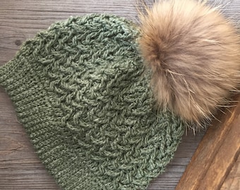 Into the Bush Beanie - CROCHET PATTERN