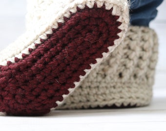 Tundra Slippers CROCHET PATTERN