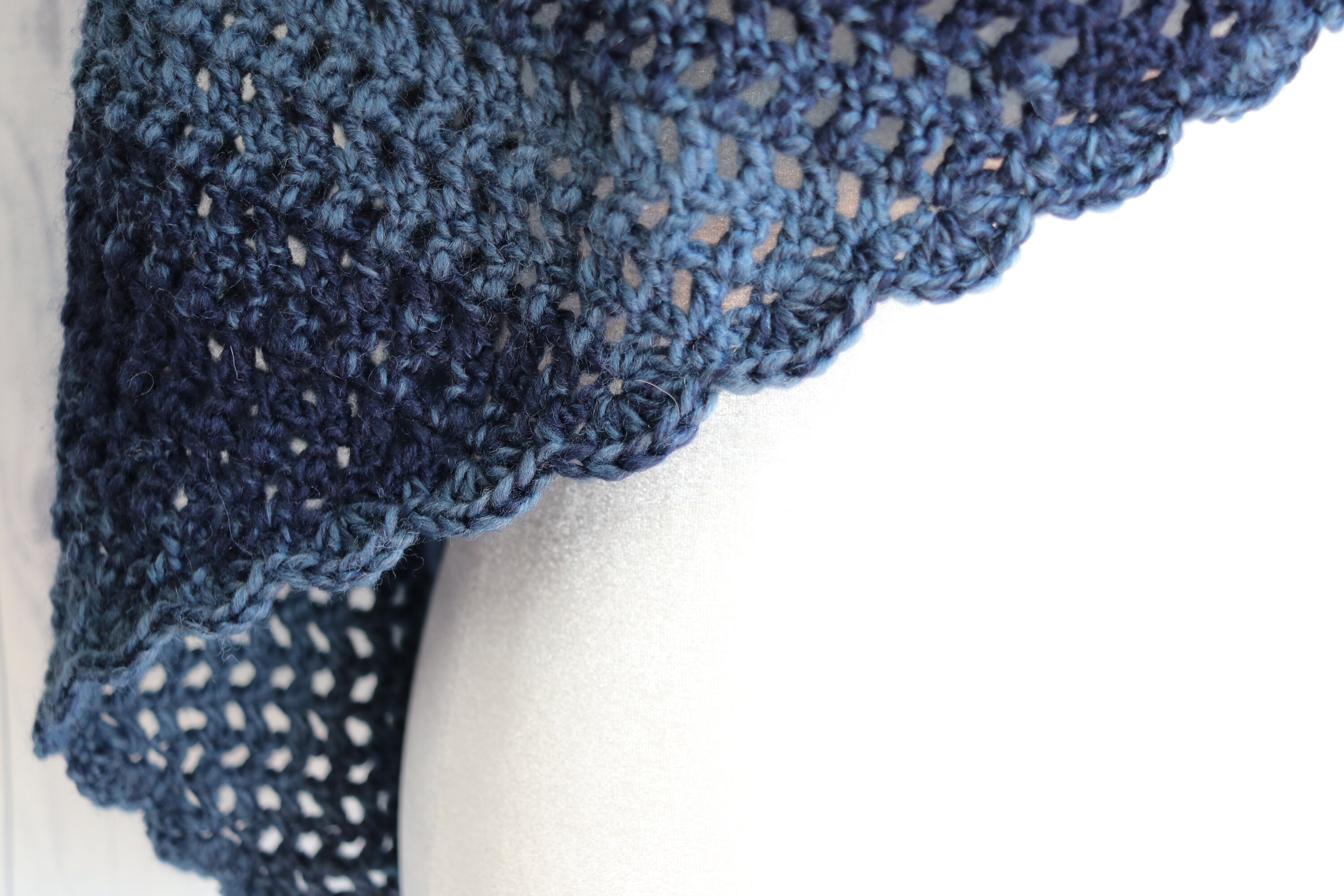 Easy Triangle Shawl CROCHET PATTERN Etsy UK