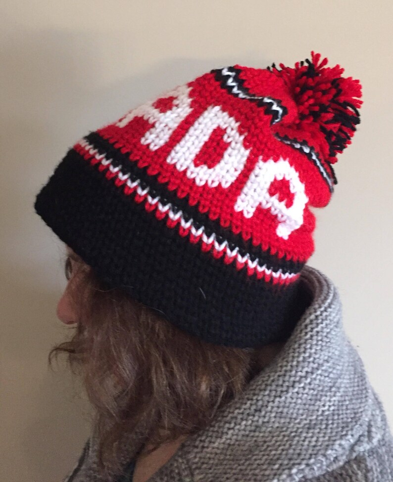 Canada Toque CROCHET PATTERN Unisex image 2