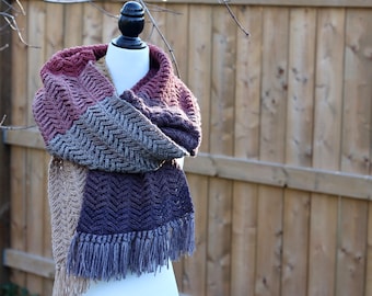 Happy Trails Scarf CROCHET PATTERN