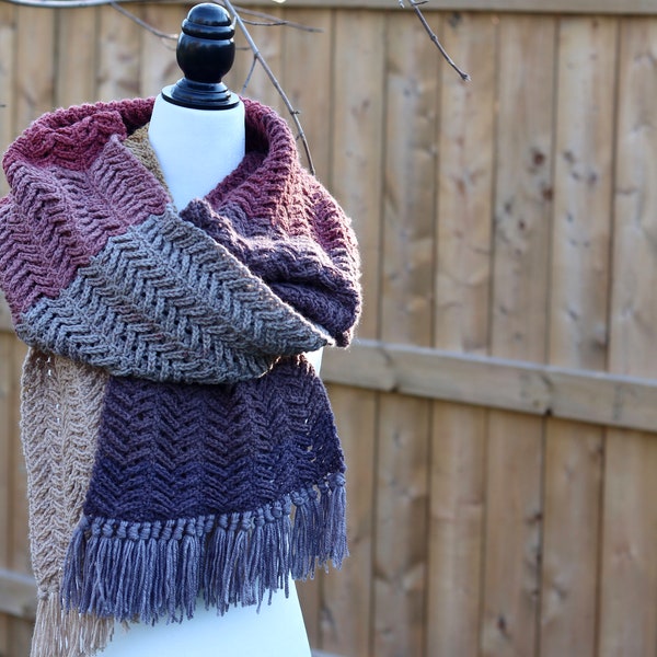 Happy Trails Scarf CROCHET PATTERN