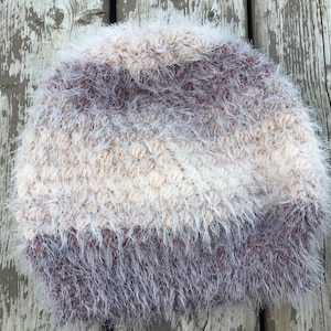 Puff Stitch Slouch Hat - Crochet Pattern
