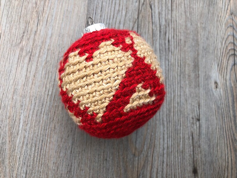 Heart Christmas Bauble CROCHET PATTERN image 8