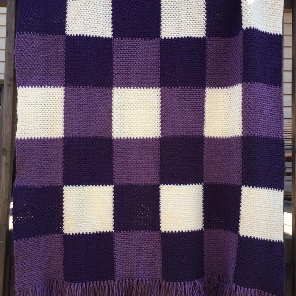 Lavender Throw - CROCHET PATTERN