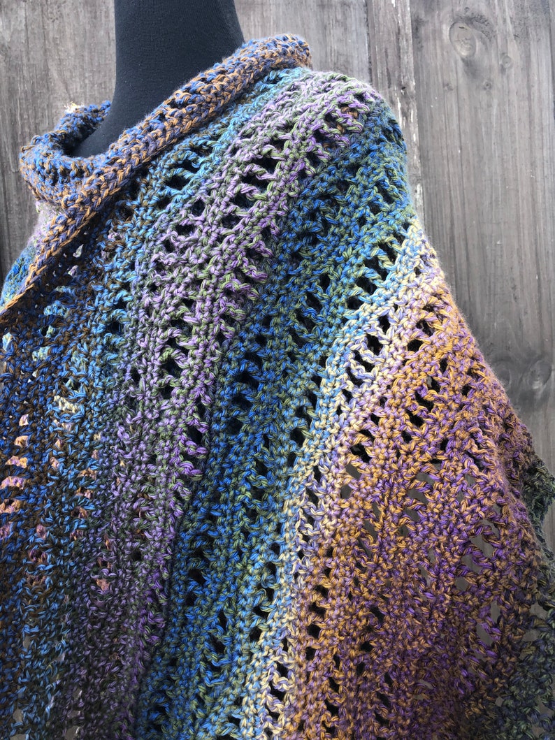 Rivers Shawl CROCHET PATTERN image 4