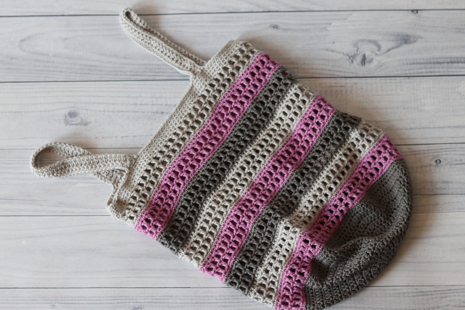 Sturdy Mesh Market Bag CROCHET PATTERN - Etsy