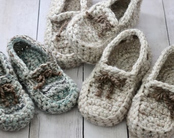 Fireside Slippers CROCHET PATTERN - 4 Adult Sizes