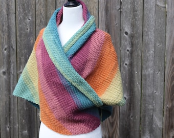 Happy Days Triangle Shawl CROCHET PATTERN