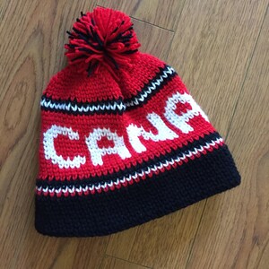 Canada Toque CROCHET PATTERN Unisex image 8