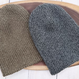 Classic Knit Look Beanie CROCHET PATTERN