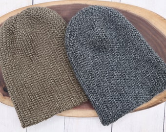 Klassische Strick-Optik Beanie HÄKELMUSTER