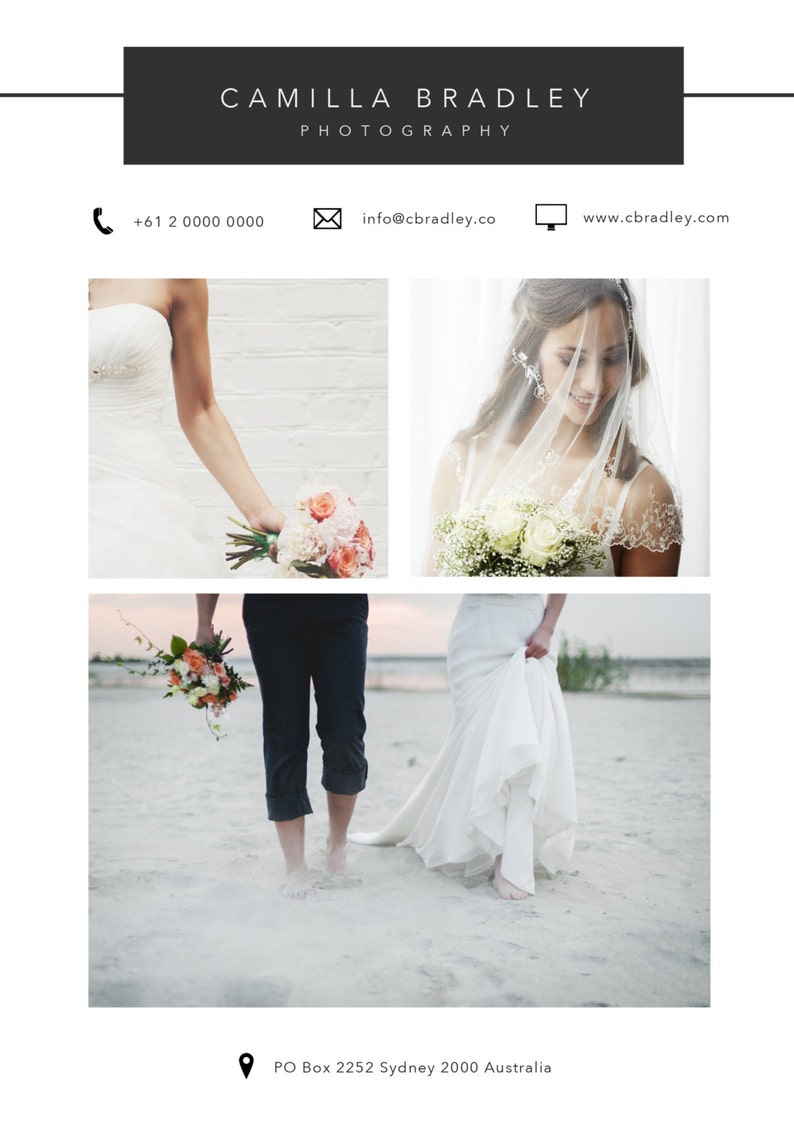 Bradley Price List Template A5 Template Printable Price List Design