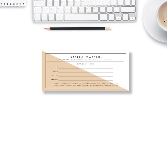 gift certificate template gift voucher printable voucher etsy