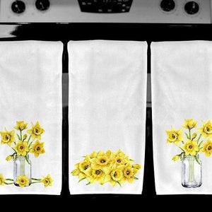 Daffodils Kitchen Towels (Set of 3)