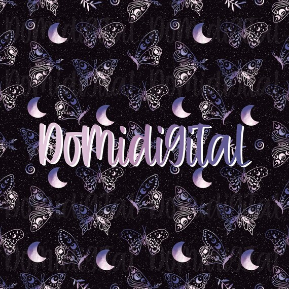 Celestial Butterfly seamless file/Butterfly Pattern/Celestial pattern/Seamless celestial /seamless butterfly/Digital Paper