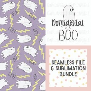 Halloween seamless sublimation bundle/Ghost seamless pattern /Boo seamless/Halloween Pattern/Seamless Pattern/Halloween Digital Paper