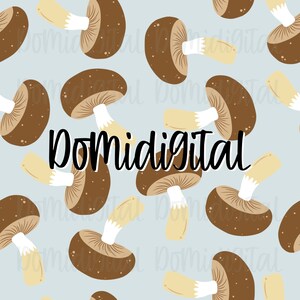 Motivo senza cuciture per funghi / modello di fungo / caduta senza soluzione di continuità / battito autunnale / funghi / modello di bosco / autunno senza soluzione di continuità / bosco senza soluzione di continuità