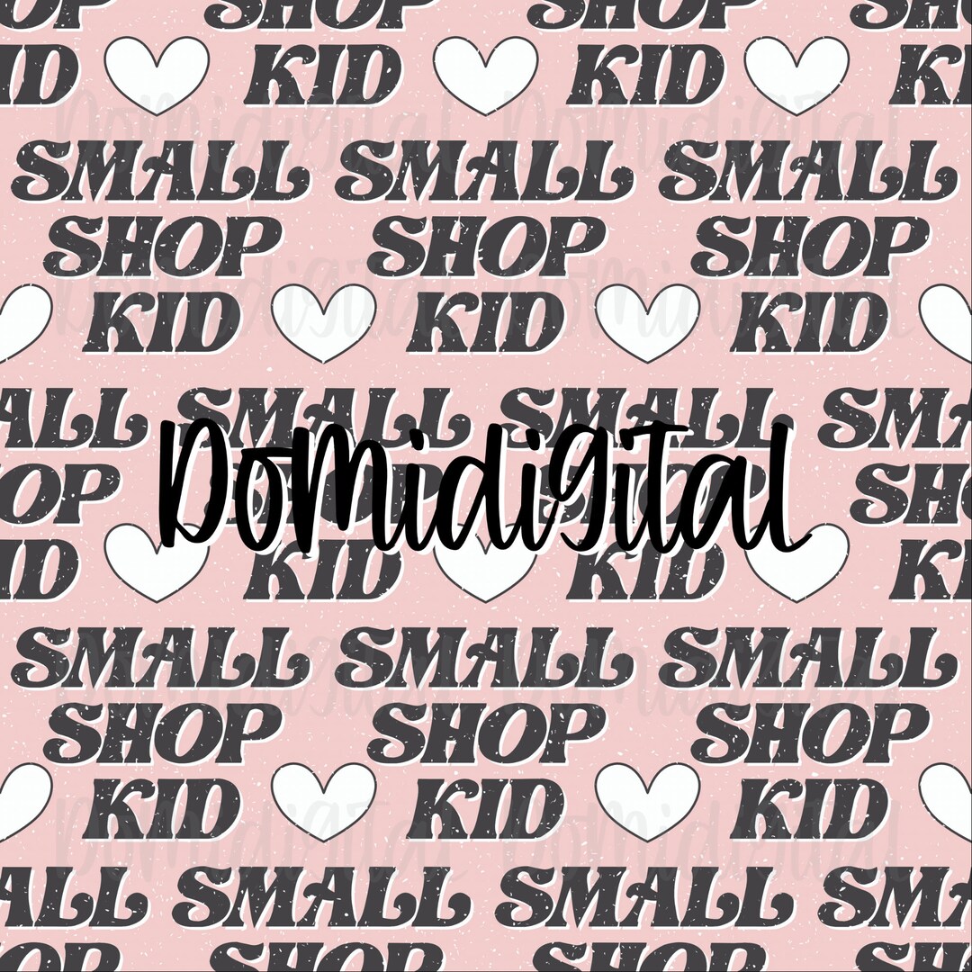 Kids Store Pattern Small Shop Kid Seamless Pattern/ Small Shop Seamless/ Custom Seamless ...