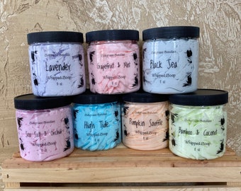 Whipped Soaps - Bath - Shower - Vitamin E - Fluffy Soap - 8 oz.