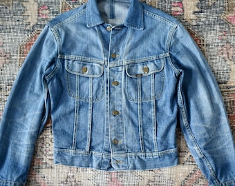 Vintage 60's 70's LEE 101-J Sanforized Denim Jacket - Etsy