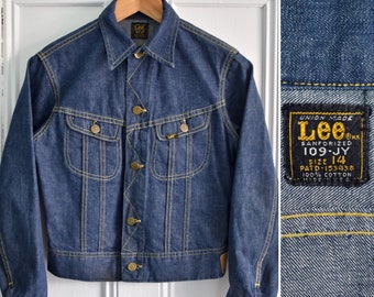 Vtg 60s LEE RIDERS 109-JY Indigo 