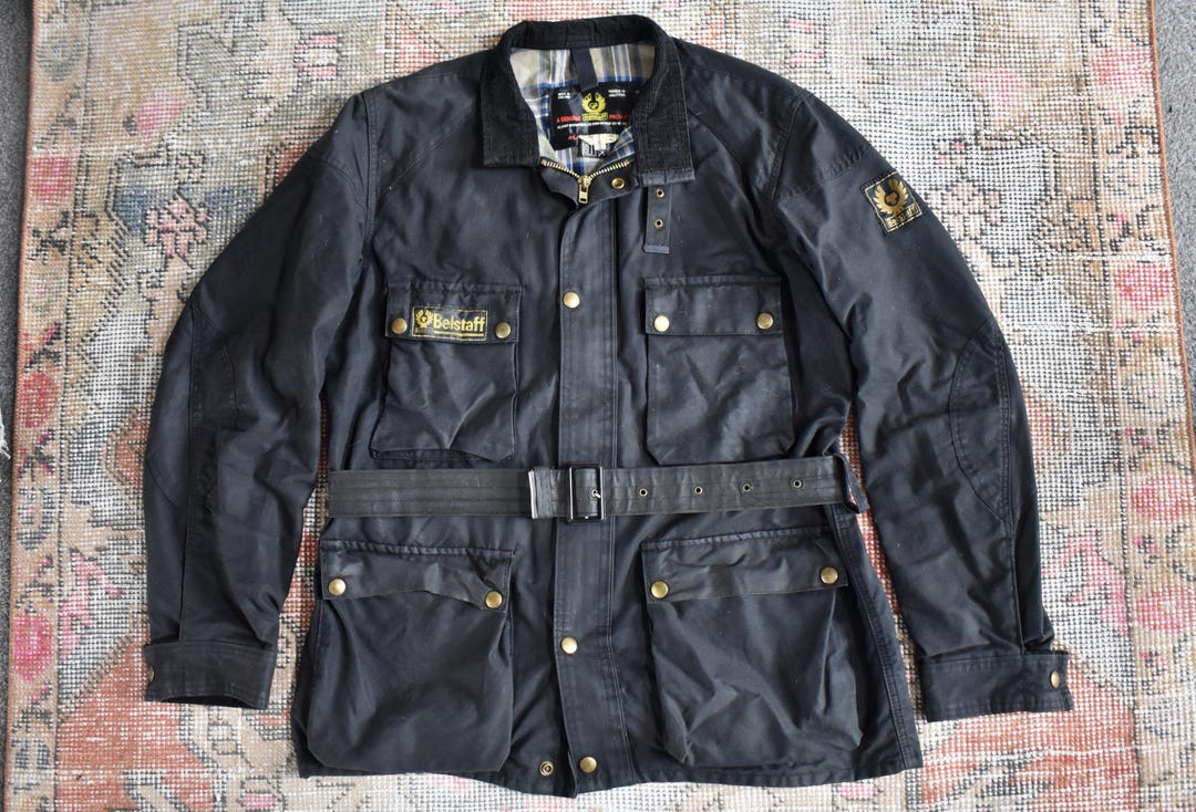 1970’s Belstaff Oiled Jacket 70's] Vintage Belstaff Waxed Cotton Jacket 