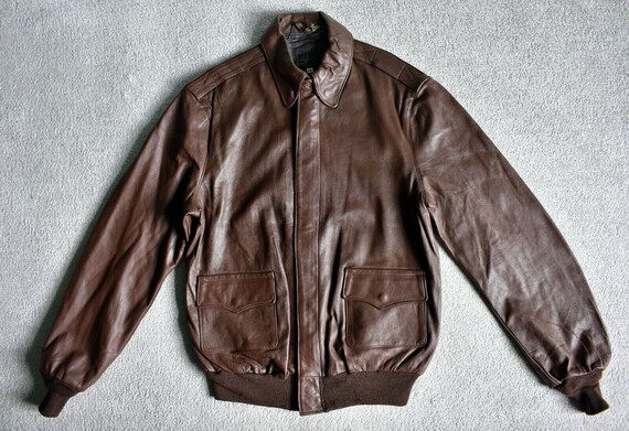 Elandor 80s housmon A-2 real leather 80s A-2 real leather bomber