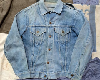 Vintage 70s Levi's Type 3 Denim Trucker Jacket SIZE 36 - Etsy