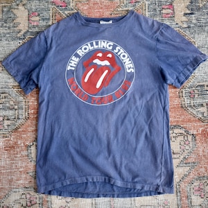 Camiseta vintage de los 80 con la gira mundial de los Rolling Stones, 82/83, con una sola puntada, de la banda de rock Jagger S