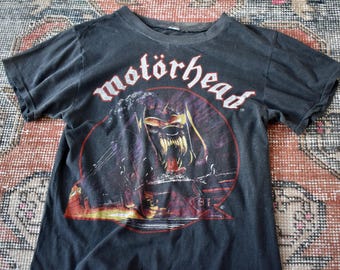 1985 Vintage Motorhead 10th Anniversary World Tour T-shirt - Etsy