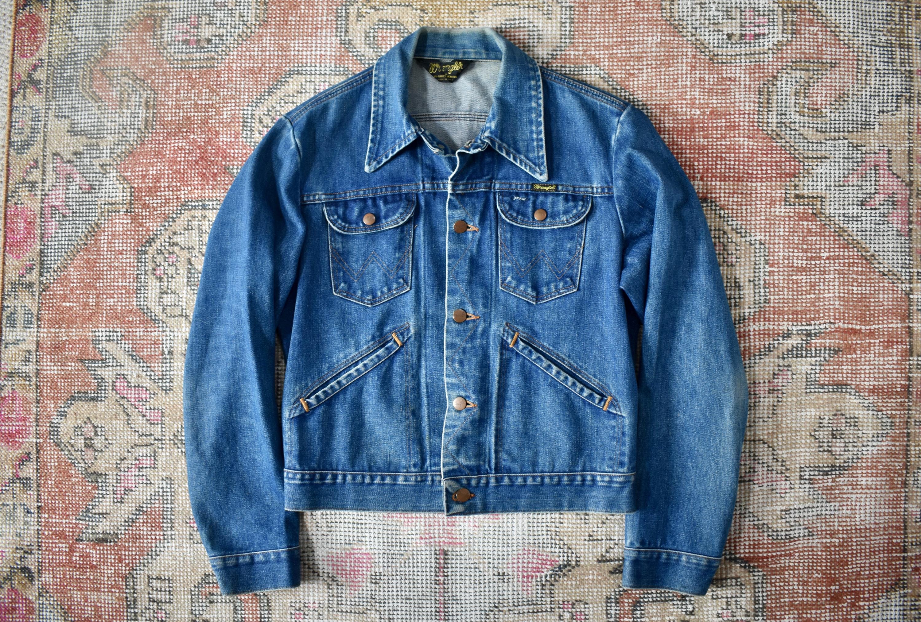 Wrangler Blue Bell Denim Jacket - Etsy