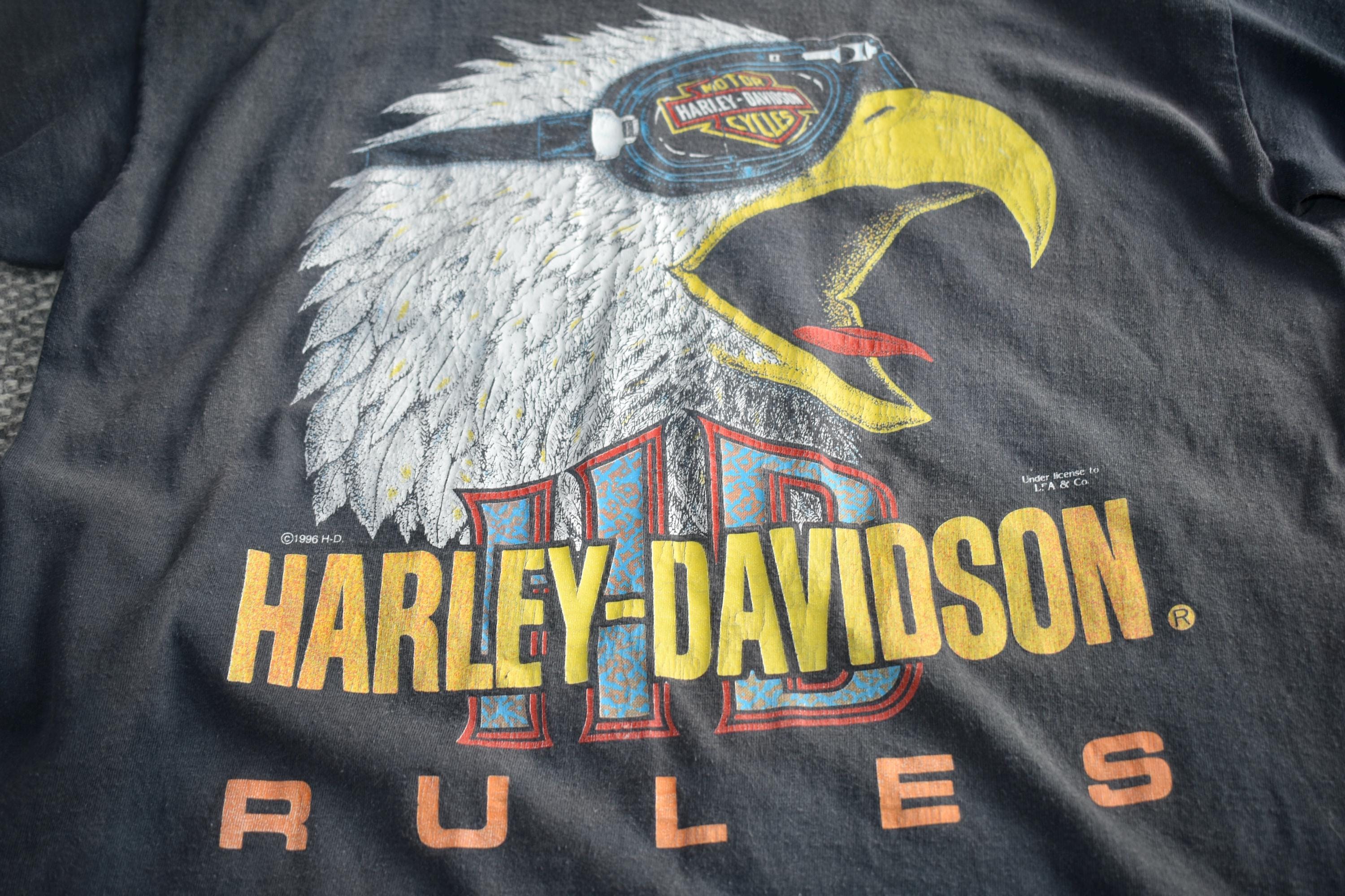 トップス VINTAGE HARLEY-DAVIDSON 1996 EAGLE Vintage 1996 Harley Davidson Frasers HD Australia Eagle