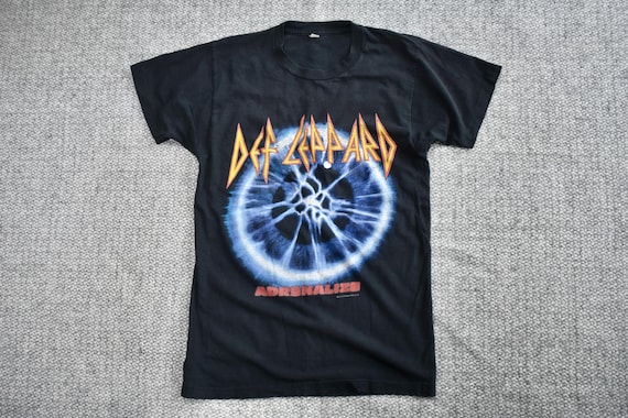Vtg 92/93 Def Leppard Adrenalize European Tour Single Stitch T