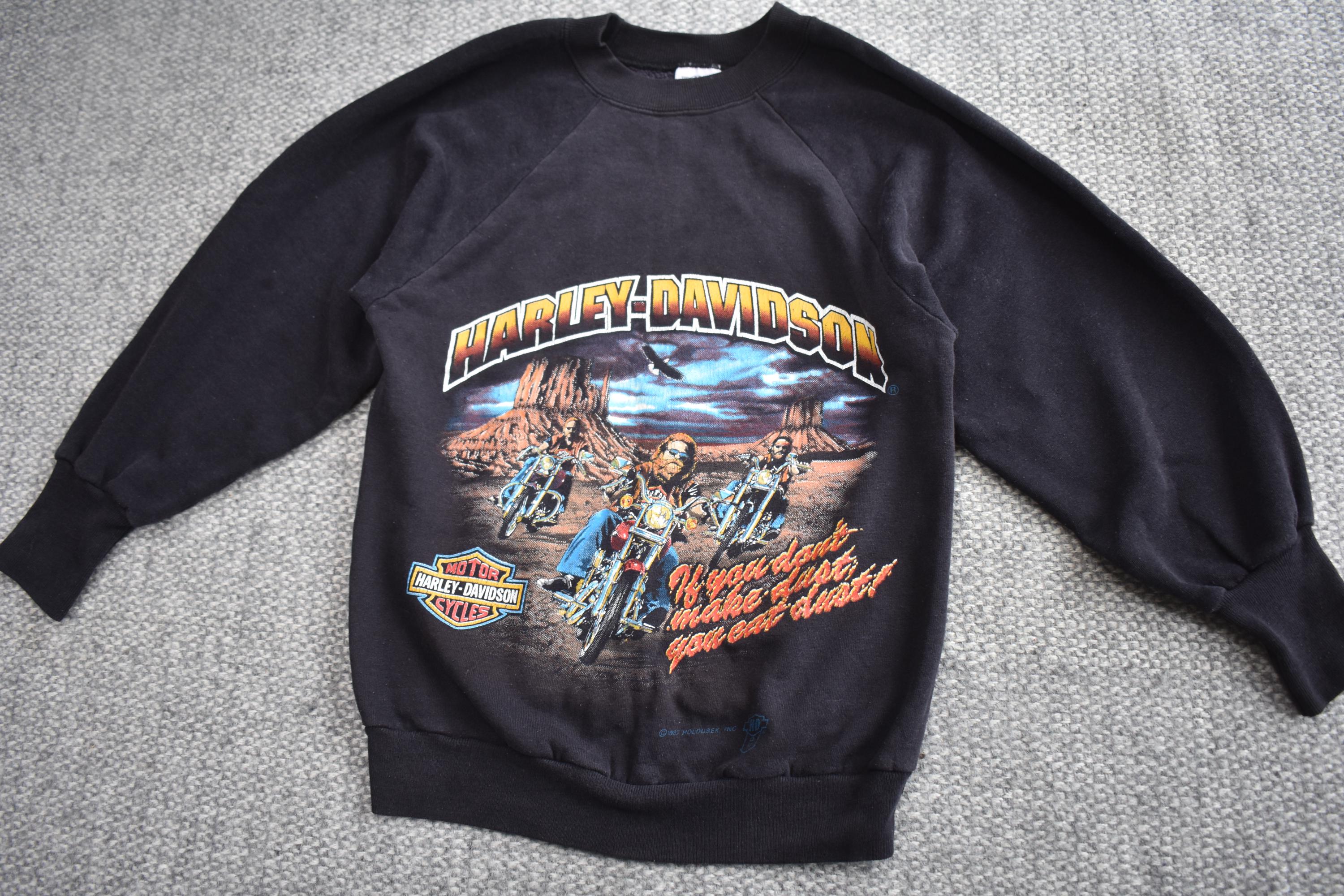 ヴィンテージ 1987 ハーレーダビッドソン「Make Dust, Eat Dust!」50 