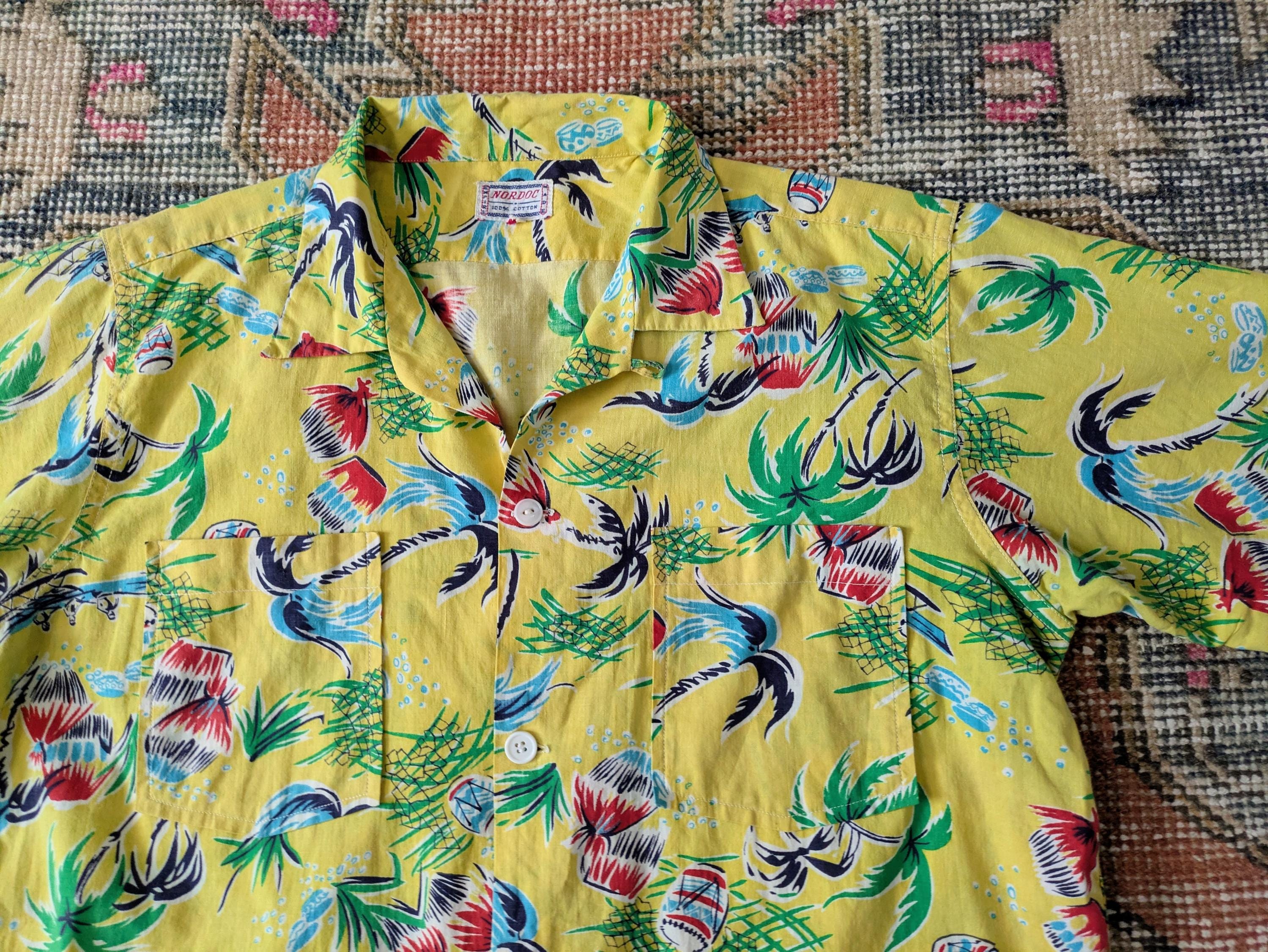 1960s hawaiian shirt - Etsy 日本