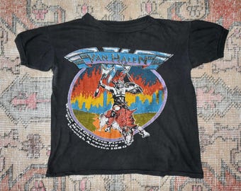 ヴァン・ヘイレン/ Van Halen/ OU812/ Tシャツ/ Lサイズ 1980s VAN HALEN OU812 Tour Tシャツ 表記L - 古着屋HamburgCafe