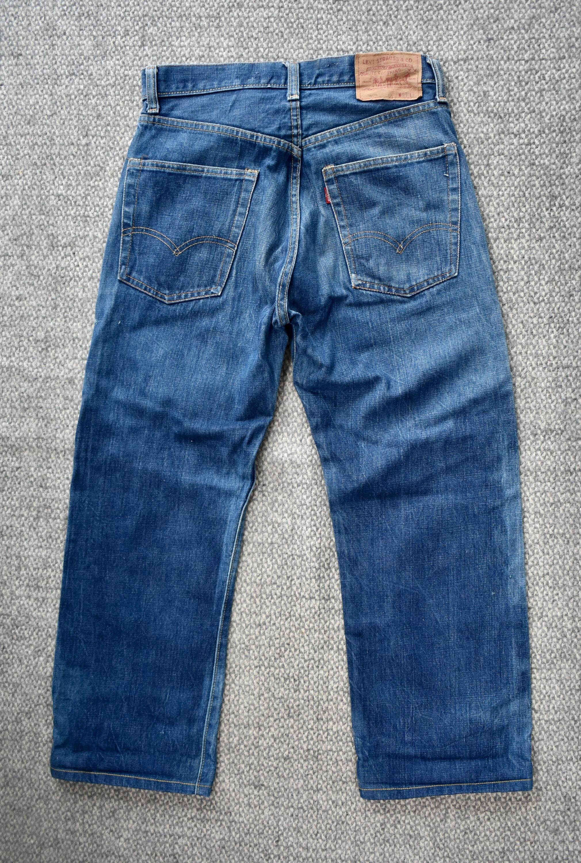 Vtg 70s Levi's 605-0217 Little E Blue Selvedge Denim Jeans Vtg 70s Levi's 605-0217 Little E Blue Selvedge Denim Jeans