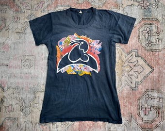Vtg 70s 80s Newcastle Brown Ale Beer Graphic Single Stitch T-shirt