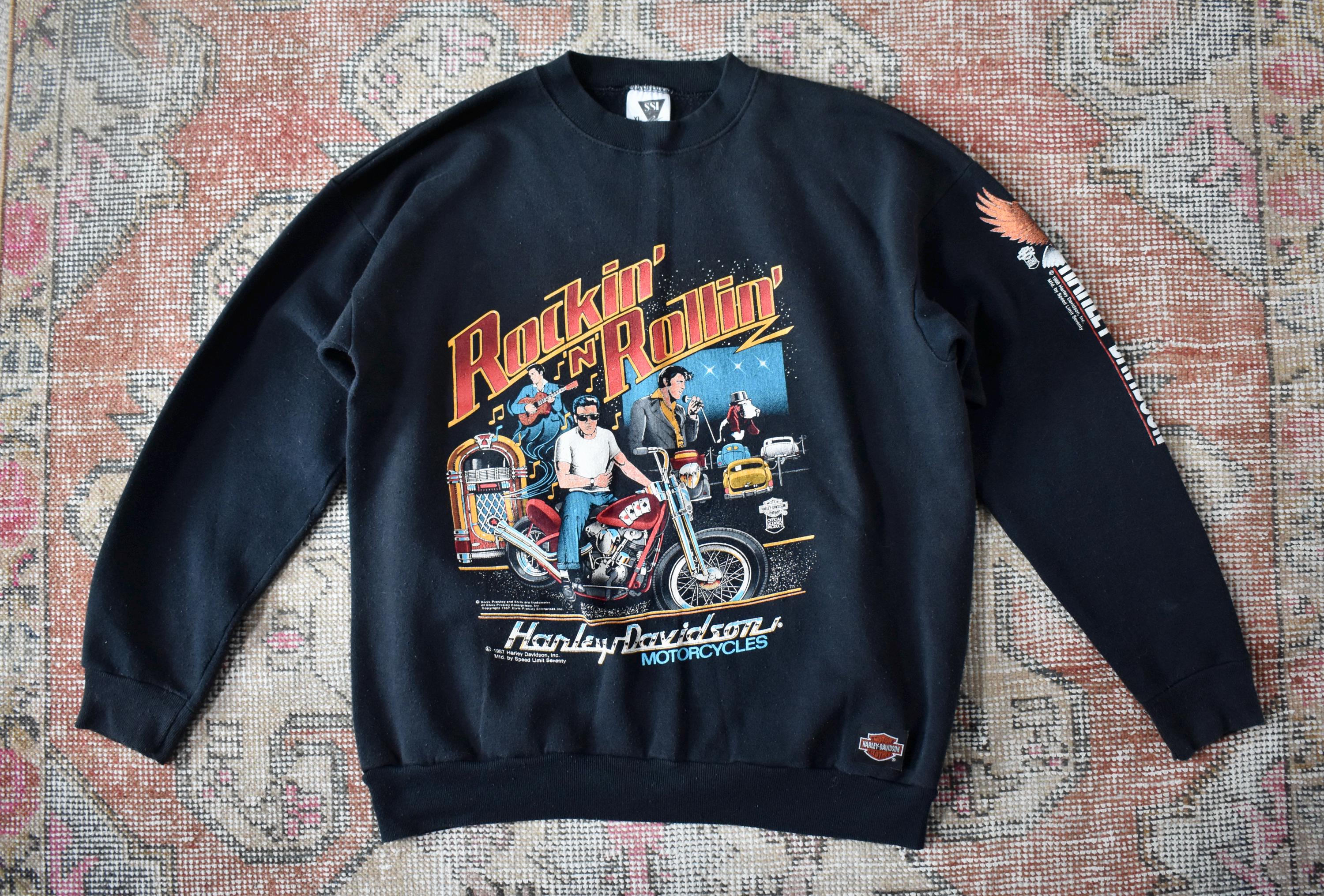 Vtg 1987 Harley Davidson Rockin