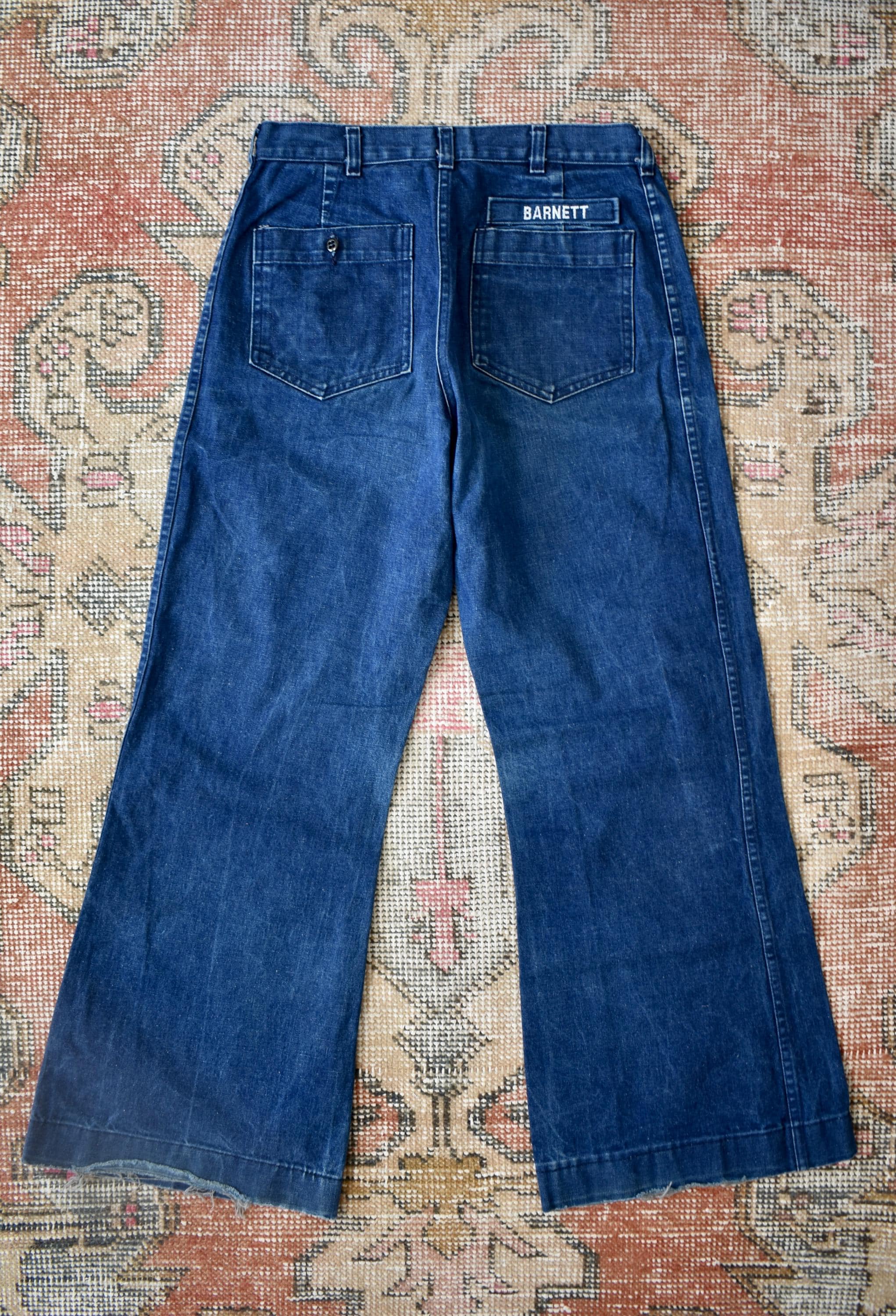 1944 WW2 Vintage US Navy Wet Weather Deck Trousers