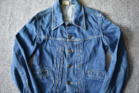 ジャケット・アウター 50s 60s 70s VINTAGE BLUE SHORT BLOUSON Vintage 1970s Denim Jacket Women's Small Blue Cropped | eBay