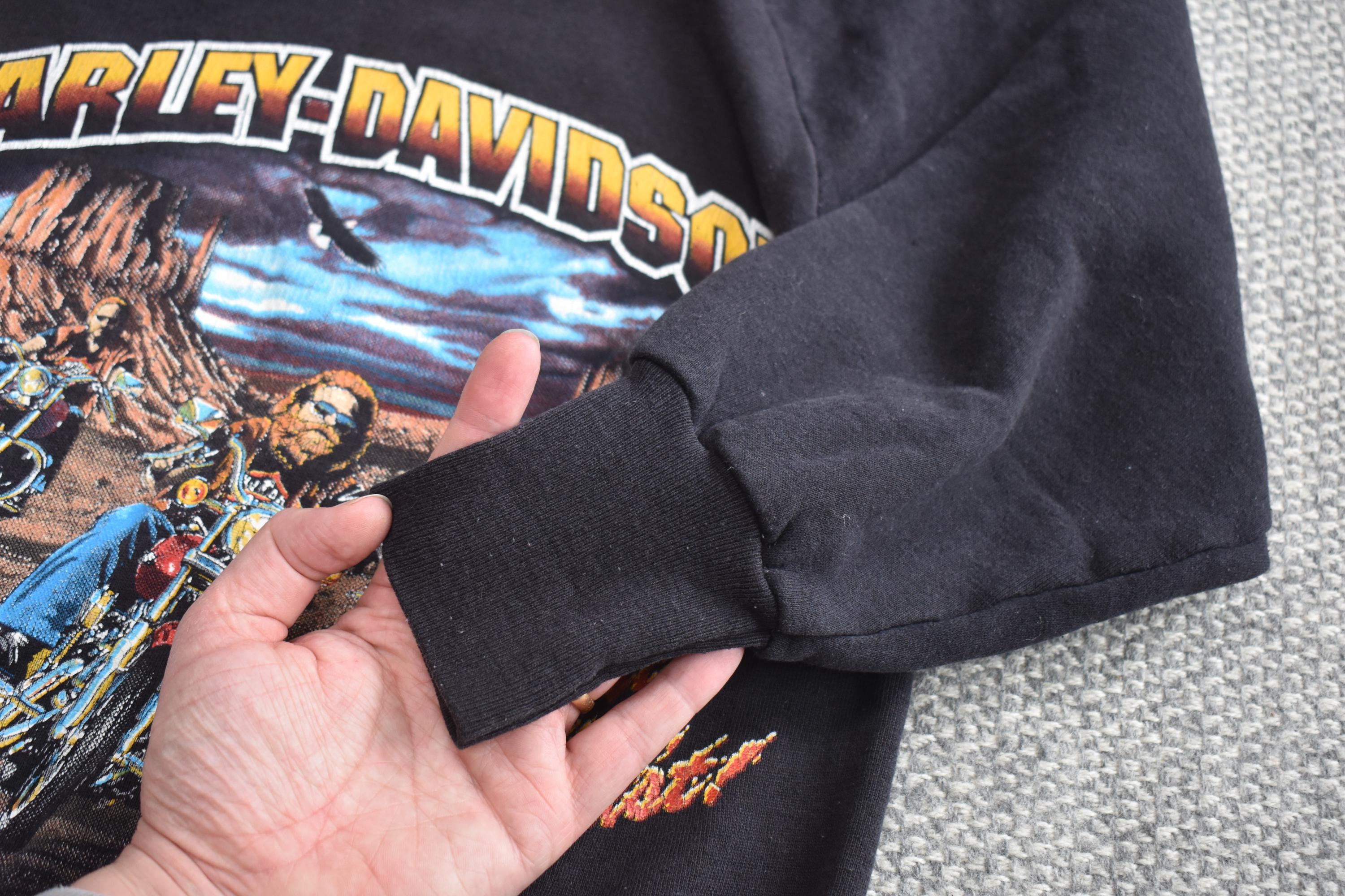 Vtg 1987 Harley Davidson 'make Dust, Eat Dust!' 50/50