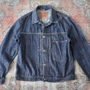Vtg Levi's 70501 04 Blue Denim Type I Trucker Jacket Size M - Etsy