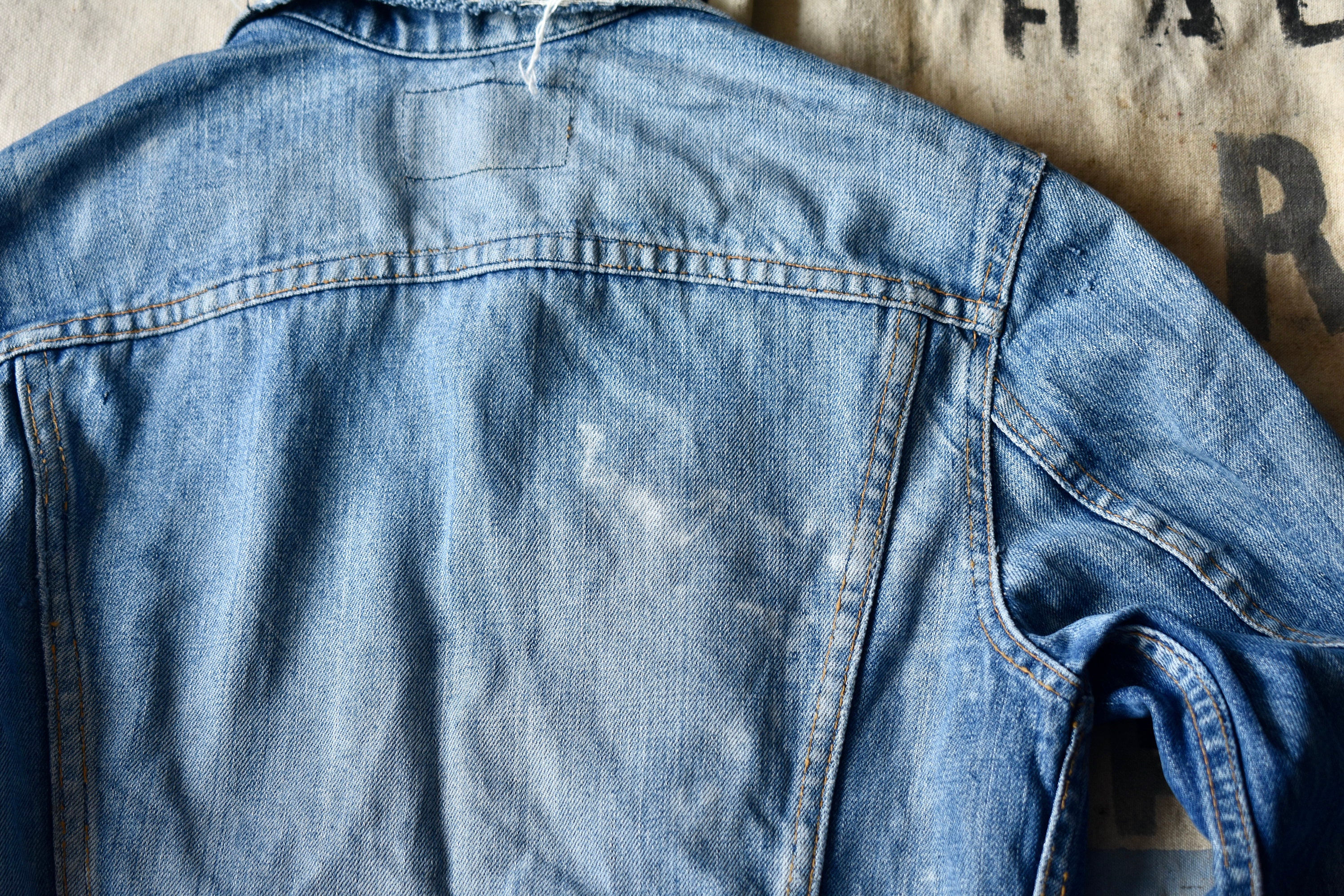Vtg 60s 70s Levi's 70505 Big E Blue Denim 2 Pocket Type 3