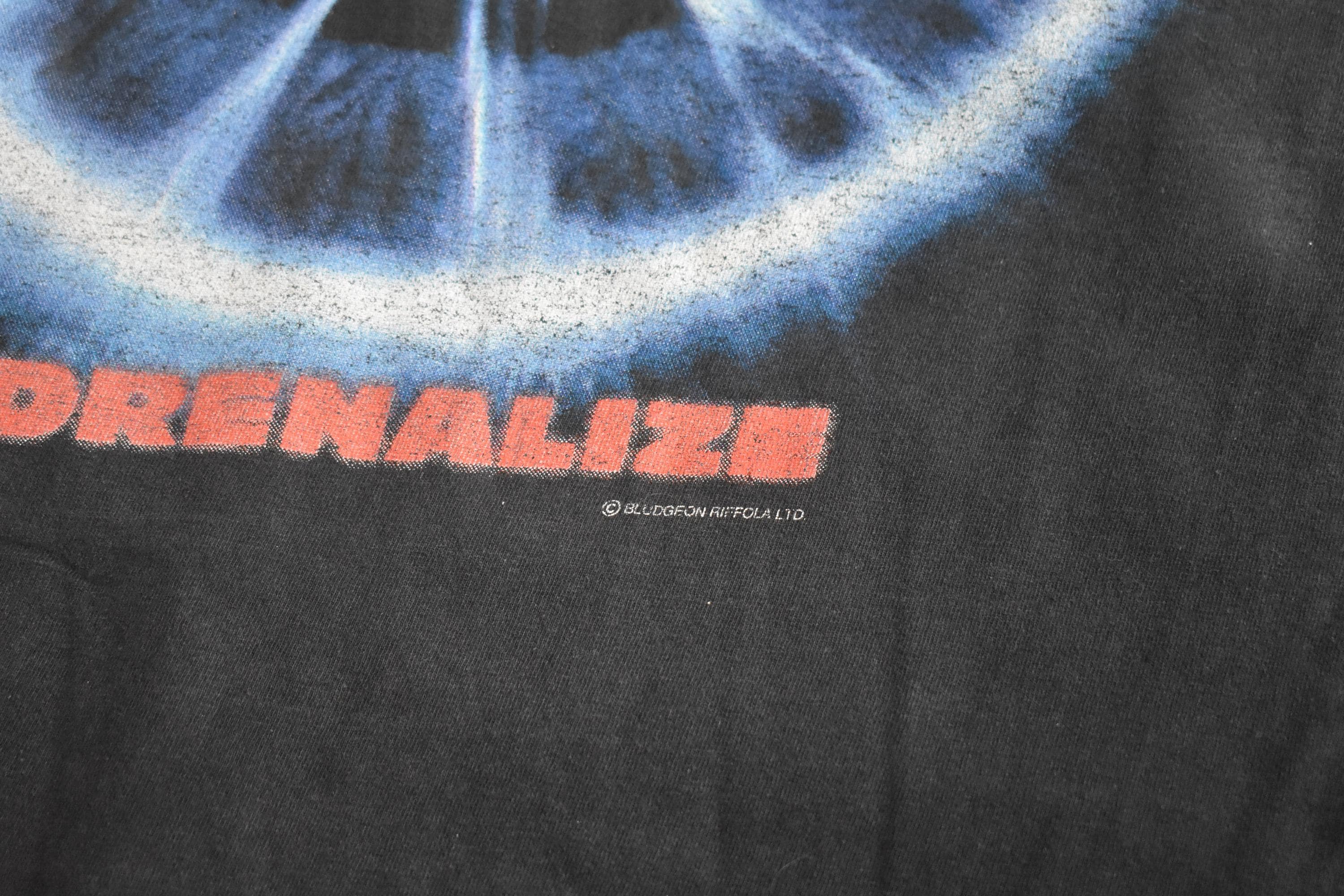 90's 古着Tシャツ GIANT DEF LEPPARD ADRENALIZE Vtg 92/93 Def Leppard Adrenalize European Tour Single Stitch T