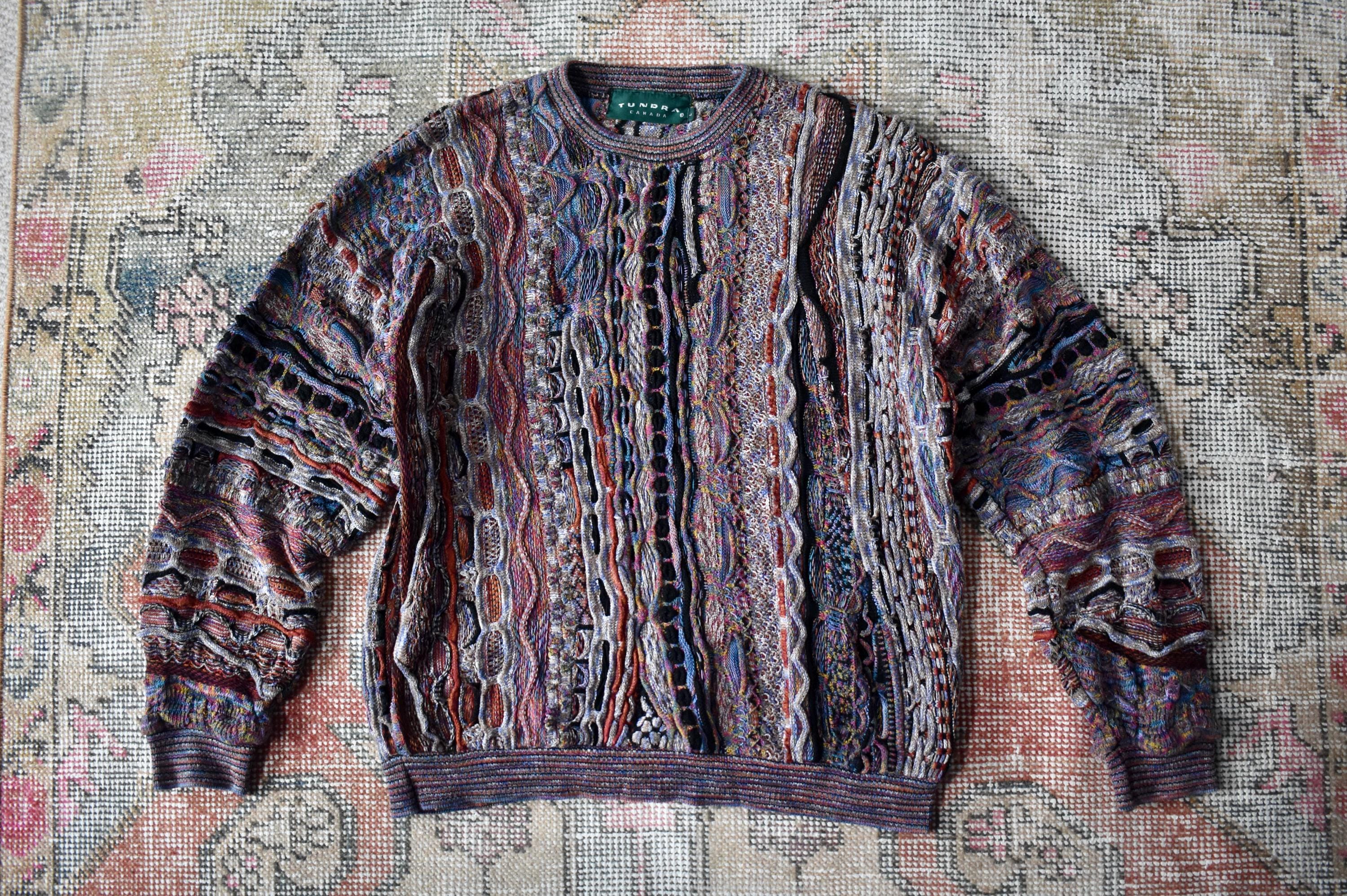 激レア！　coogi ハーフボタン3Dニット Story mfg TUNDRA 激レア！ coogi ハーフボタン3Dニット Story mfg TUNDRA - メルカリ