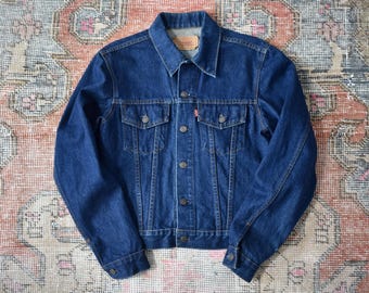 Vtg 80s 90s Levi's 70507 0218 Denim Trucker Jacket Medium